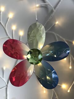 Rainbow Krystal Hanging Flowers | Highland Creations