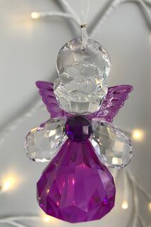 Rainbow Krystal Hanging Angels with Halo | Highland Creations