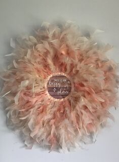 Peach Feather 