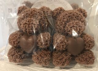 Bear with Heart Goat's Milk Soap x 2