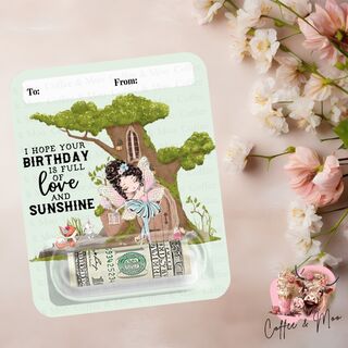 I Hope Your Birthday Is Full Of Love & Sunshine Money Card
