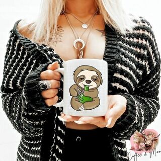 Sloth With A Bong Mug Or Tumbler