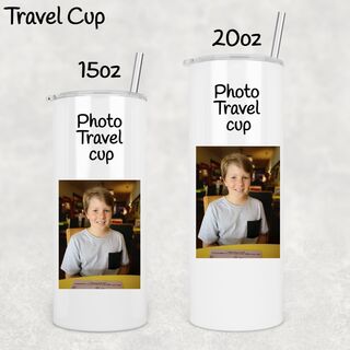 Custom Tumbler Add Your Own Photo or Image