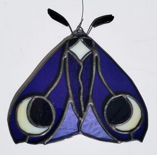 Purple luna moth