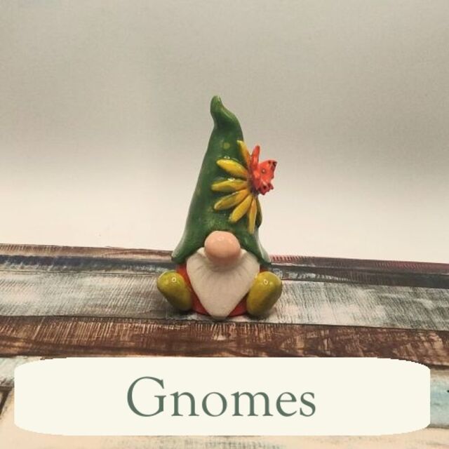 Ceramic gnomes