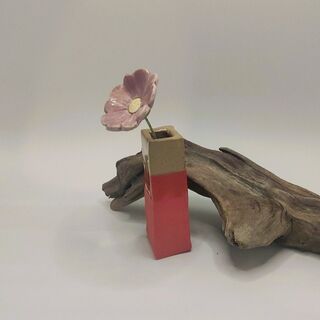 Square Bud Vase - Rose Pink