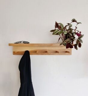 American Ash Peg Shelf