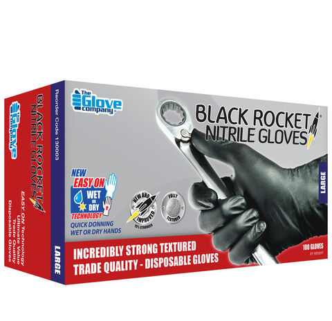 Black Rocket®  Nitrile Disposable Gloves