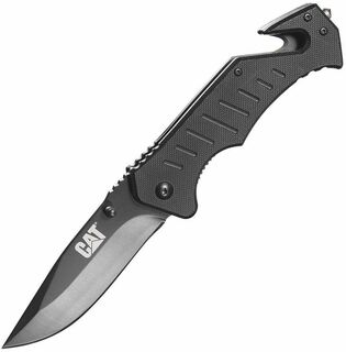 CAT12 Linerlock Rescue Knife