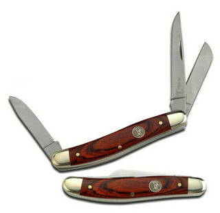 Elk Ridge Gentlemans Knife Brown Wood