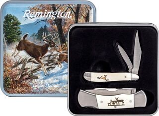 Remington Knives Whitetails Cutover Gift Tin