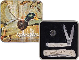 Remington Knives Duck Tin Collector Gift Set