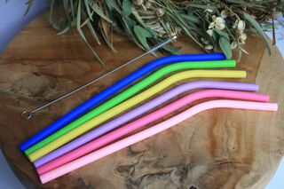 Silicone Straw set