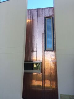 Copper Front Door