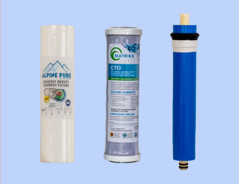 3 Stage RO Service Kit with 50 gpd membrane