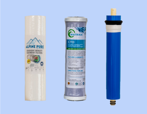 3 Stage RO Service Kit with 75 gpd membrane