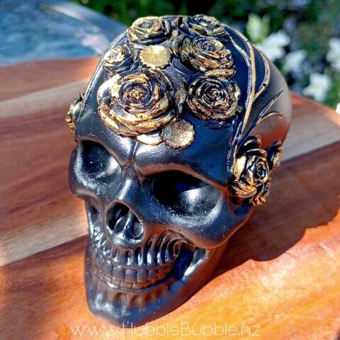 Exquisite Floral Skull Soaps