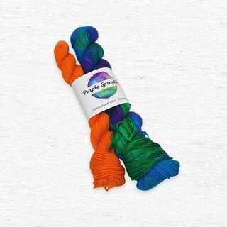 Spellbound and Tangerine Tombstone Sock Set