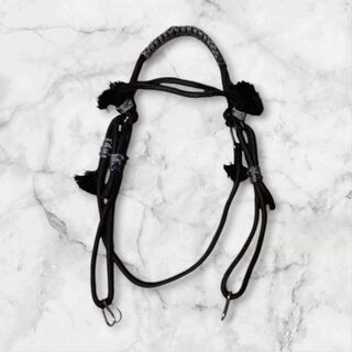 Rope bridle, cob size adjustable.