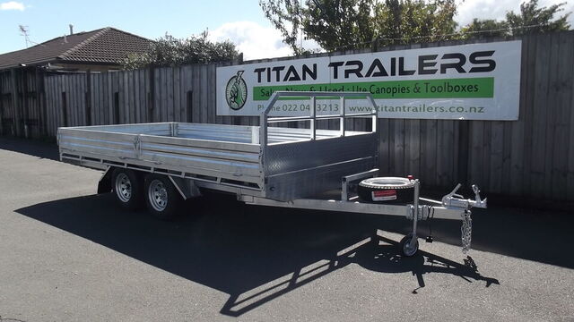 Titan 14x7 Flat Deck Trailer