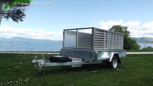 Titan 8x5 Hydraulic Tipping Trailer - Single Axle
