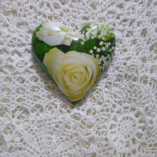 White Rose Heart