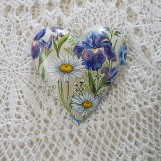 Pretty Floral Heart