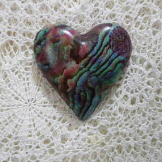 The Paua Look Heart