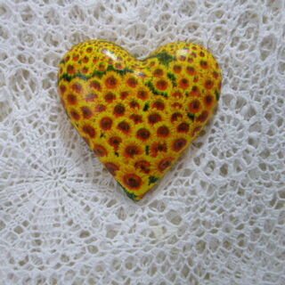Sunflower Field Heart
