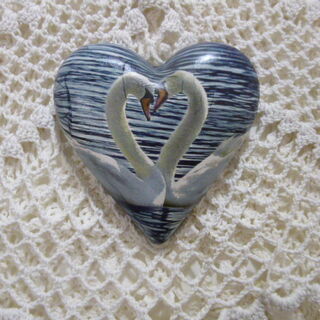 Love Swan Heart