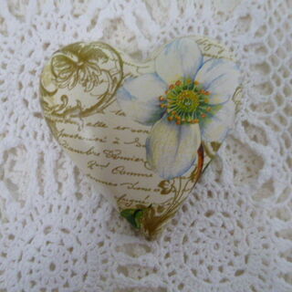 White Orchid Heart