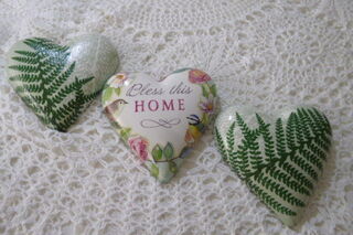 Set of  3 Bless this Home Hearts