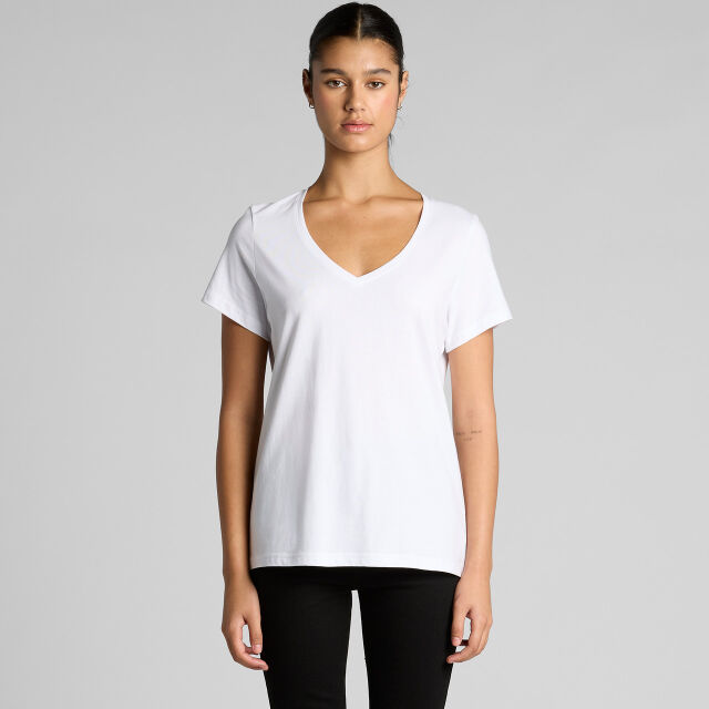 Women's Maple V Neck Tee