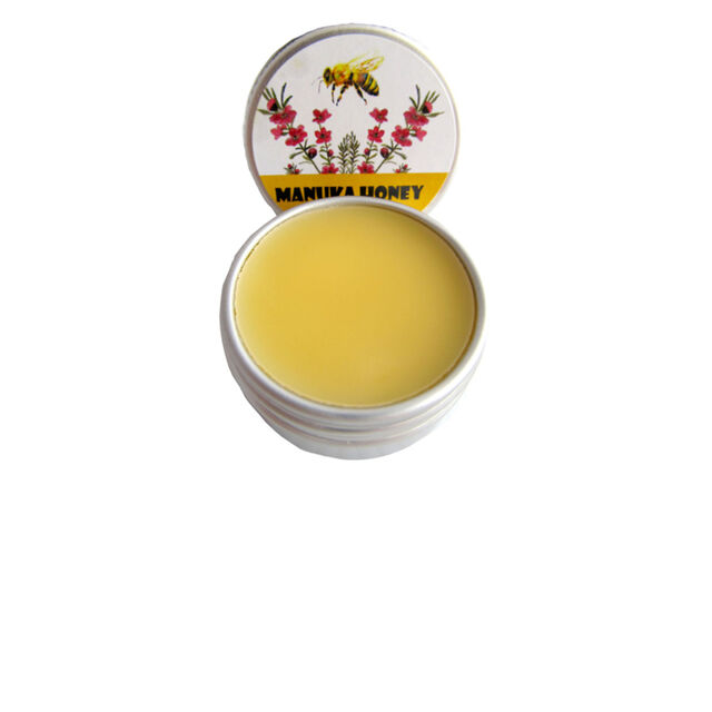 Made in NZ, lip balm | coconut oil with avocado oil, rosehip oil, and beeswax with Manuka Honey, Kiwifruit seed oil, Kawakawa, Harakeke extract| The Wildside