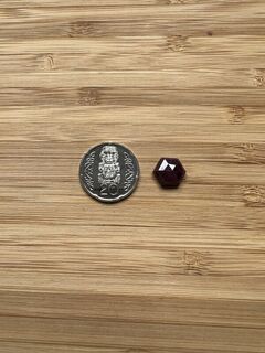 Hexagon Step cut Ruby