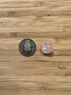 Raw face Rose Quartz