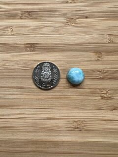 Round Larimar Cabochons