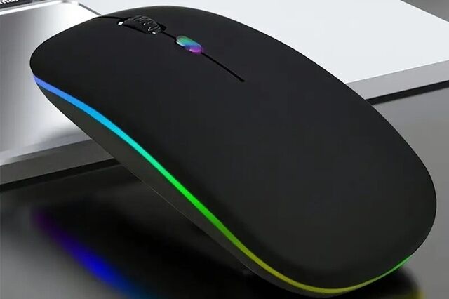 Wireless RGB WiFi BT Mouse