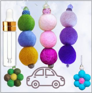 woolly ball car diffusers