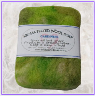 Gardeners Felted Soap