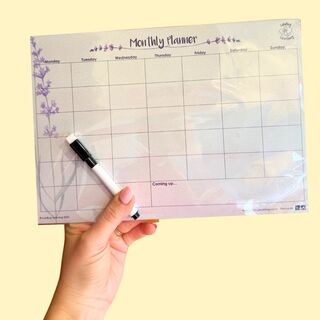 Monthly Planner - Lavender