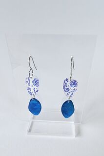 OCEAN - Delft Floral Gem Stack Earrings