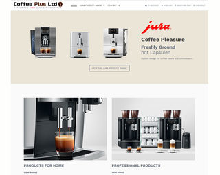 Jura Coffee Plus - E-commerce