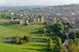 My favorite castle.  Alnwick, UK