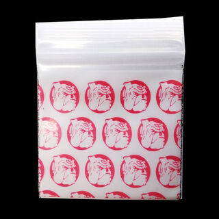 Resealable Bag Designer 35x35 Red Dog 100pk 1515DOG