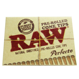Tips Raw Pre-rolled Cone Perfecto 21pk SP908
