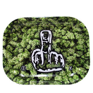 Rolling Tray Metal 180x140mm Middle Finger MH503