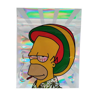 Resealable Bag Foil Rasta Homer 70x90 CB100