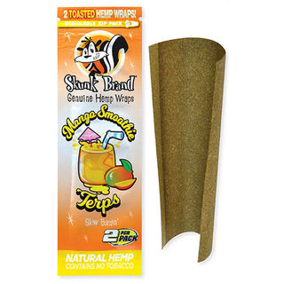 Wrap Skunk Brand Hemp Mango Smoothie Terps 2pk SW293 EOL