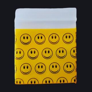 Resealable Bag Designer 35x35 Smiley Face 100pk 1515SMI